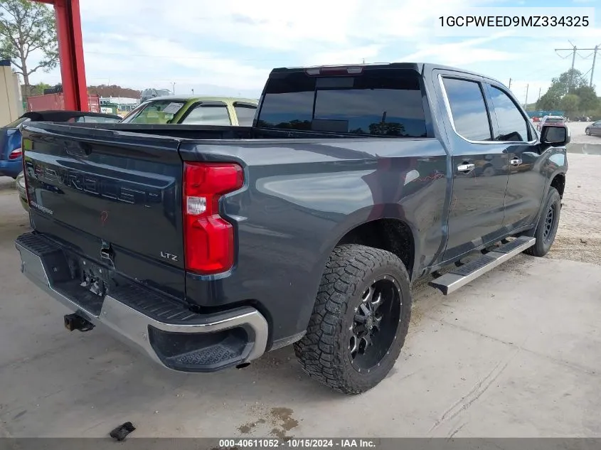 2021 Chevrolet Silverado C1500 Ltz VIN: 1GCPWEED9MZ334325 Lot: 40611052