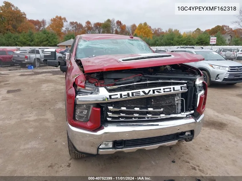 2021 Chevrolet Silverado 2500Hd 4Wd Standard Bed Ltz VIN: 1GC4YPEYXMF162318 Lot: 40752399