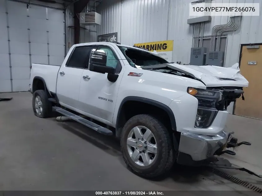 2021 Chevrolet Silverado 2500Hd 4Wd Standard Bed Ltz VIN: 1GC4YPE77MF266076 Lot: 40763837