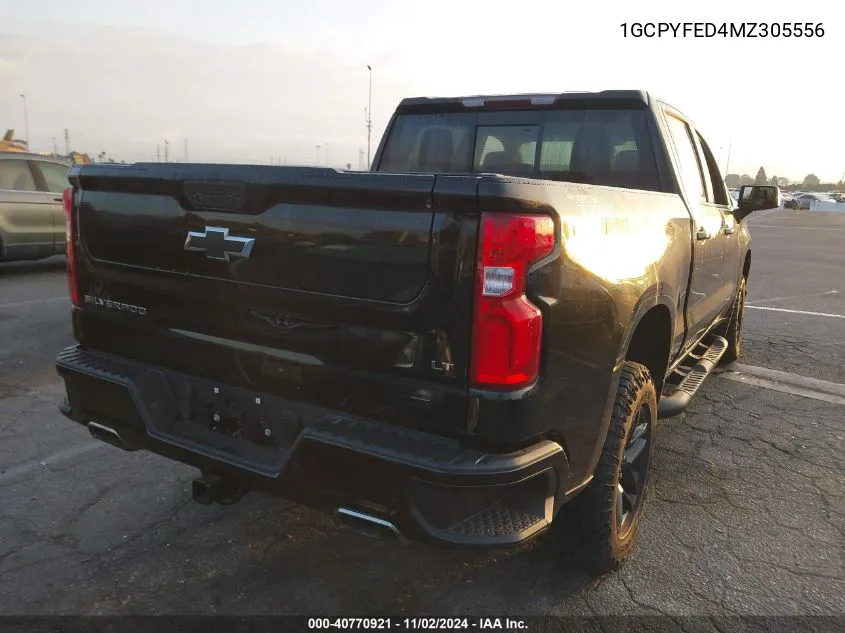 2021 Chevrolet Silverado 1500 4Wd Short Bed Lt Trail Boss VIN: 1GCPYFED4MZ305556 Lot: 40770921