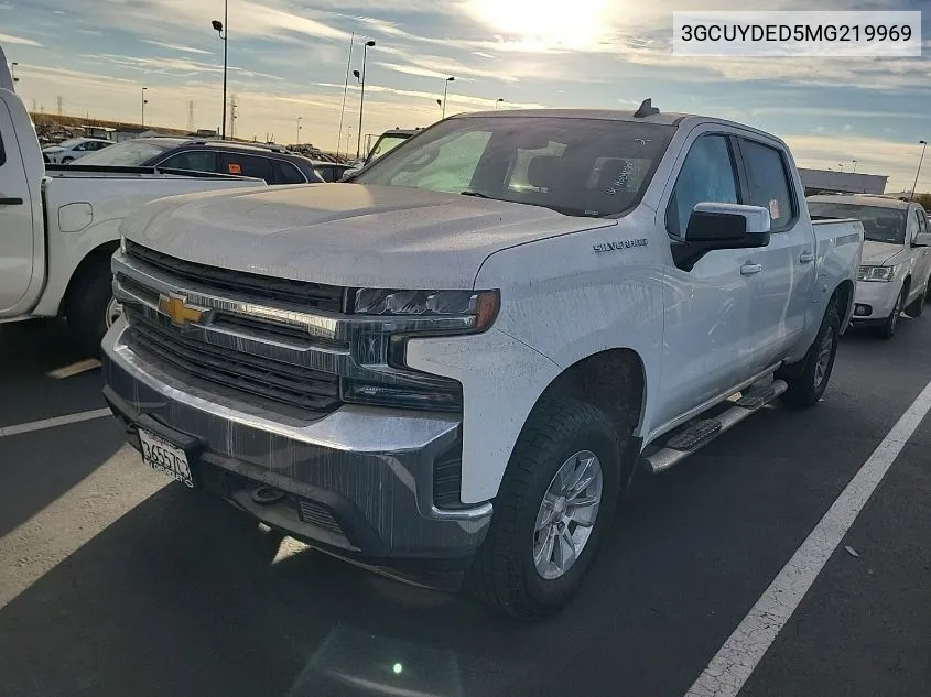 2021 Chevrolet Silverado K1500 Lt VIN: 3GCUYDED5MG219969 Lot: 40774259