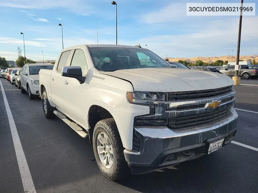 2021 Chevrolet Silverado K1500 Lt VIN: 3GCUYDED5MG219969 Lot: 40774259