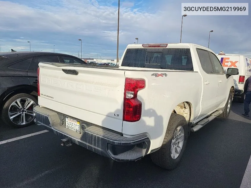 2021 Chevrolet Silverado K1500 Lt VIN: 3GCUYDED5MG219969 Lot: 40774259