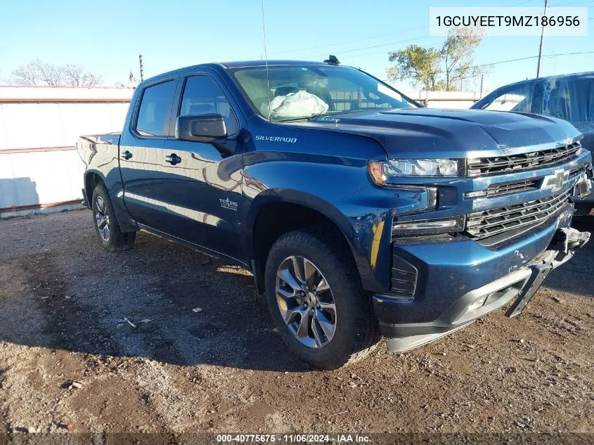 2021 Chevrolet Silverado 1500 4Wd Short Bed Rst VIN: 1GCUYEET9MZ186956 Lot: 40775675