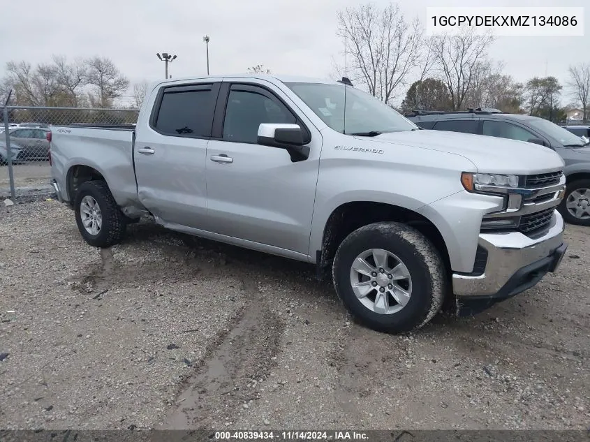 2021 Chevrolet Silverado 1500 4Wd Short Bed Lt VIN: 1GCPYDEKXMZ134086 Lot: 40839434