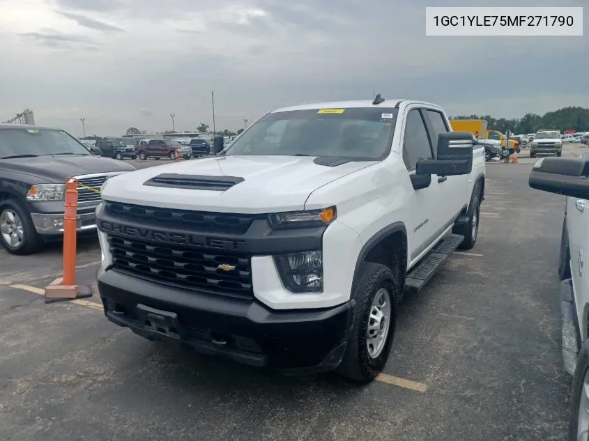 2021 Chevrolet Silverado K2500 Heavy Duty VIN: 1GC1YLE75MF271790 Lot: 40842527