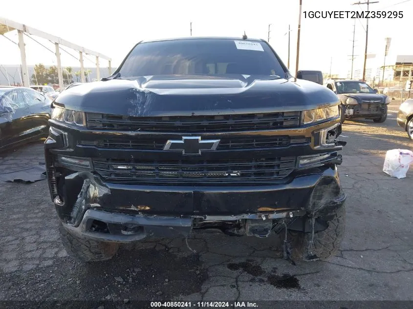 2021 Chevrolet Silverado 1500 4Wd Short Bed Rst VIN: 1GCUYEET2MZ359295 Lot: 40850241