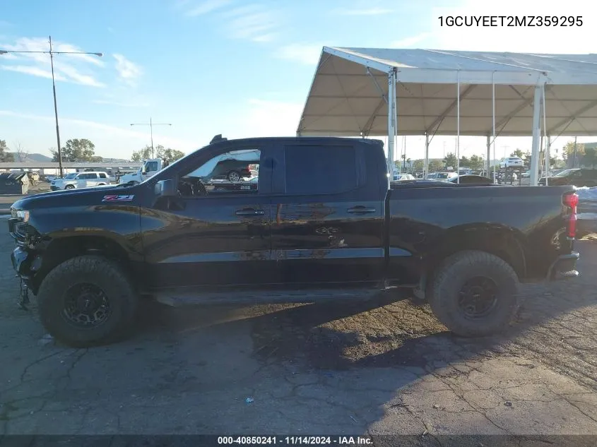 2021 Chevrolet Silverado 1500 4Wd Short Bed Rst VIN: 1GCUYEET2MZ359295 Lot: 40850241