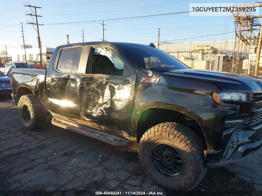 2021 Chevrolet Silverado 1500 4Wd Short Bed Rst VIN: 1GCUYEET2MZ359295 Lot: 40850241