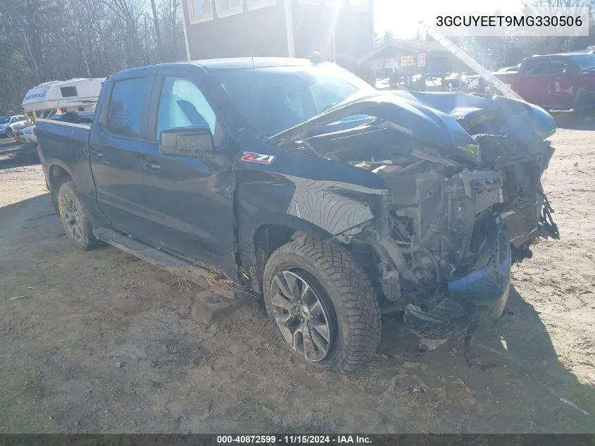 2021 Chevrolet Silverado 1500 4Wd Short Bed Rst VIN: 3GCUYEET9MG330506 Lot: 40872599