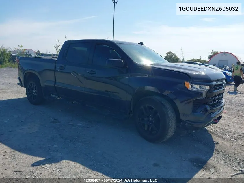 1GCUDEEDXNZ605032 2022 Chevrolet Silverado 1500