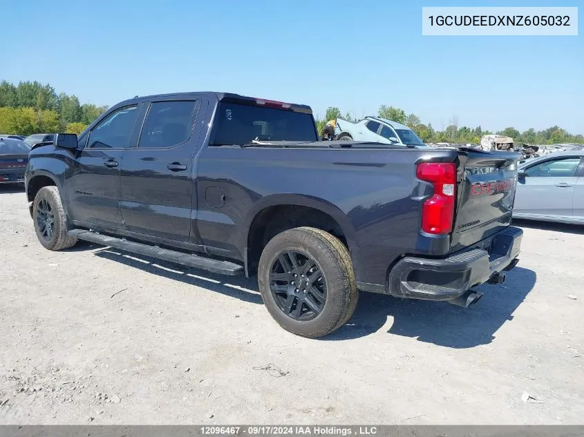 2022 Chevrolet Silverado 1500 VIN: 1GCUDEEDXNZ605032 Lot: 12096467