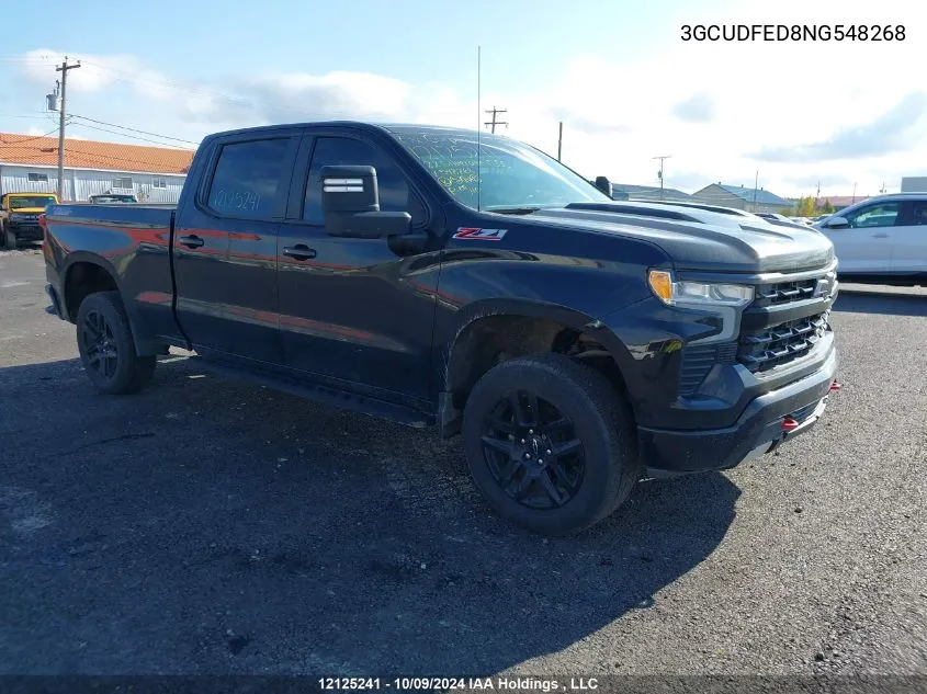 2022 Chevrolet Silverado K1500 Lt Trail Boss VIN: 3GCUDFED8NG548268 Lot: 12125241