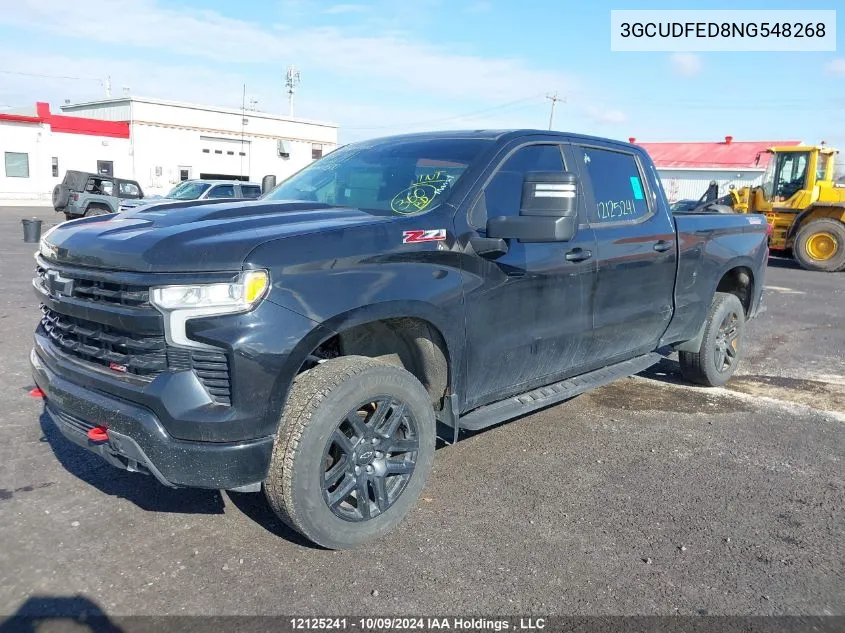 2022 Chevrolet Silverado K1500 Lt Trail Boss VIN: 3GCUDFED8NG548268 Lot: 12125241