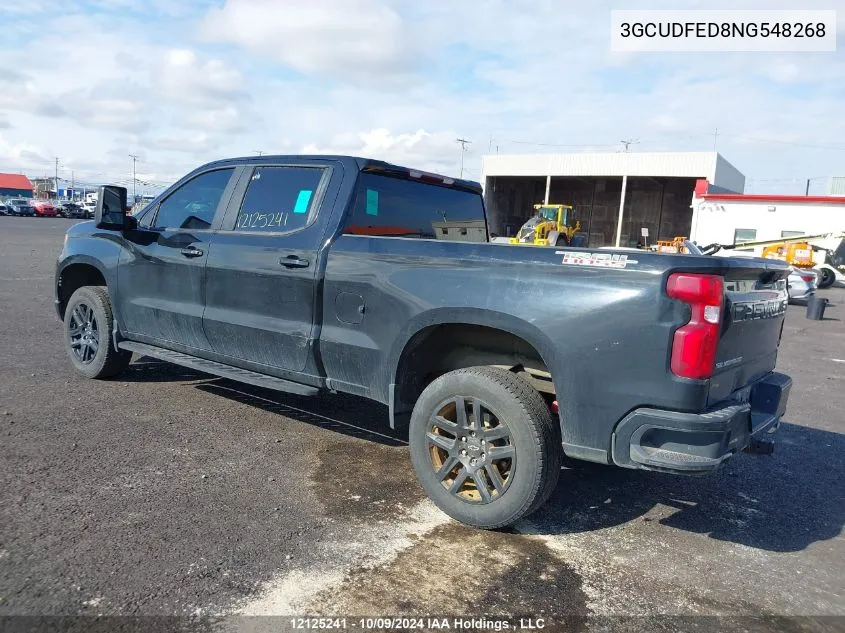 2022 Chevrolet Silverado K1500 Lt Trail Boss VIN: 3GCUDFED8NG548268 Lot: 12125241