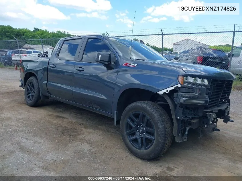 2022 Chevrolet Silverado 1500 Ltd 4Wd Short Bed Rst VIN: 1GCUYEEDXNZ174826 Lot: 39637246