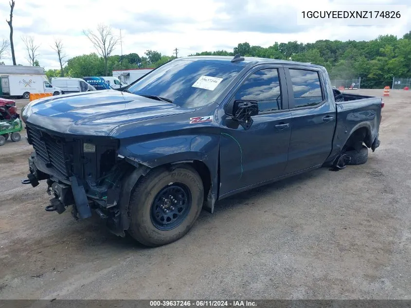 2022 Chevrolet Silverado 1500 Ltd 4Wd Short Bed Rst VIN: 1GCUYEEDXNZ174826 Lot: 39637246