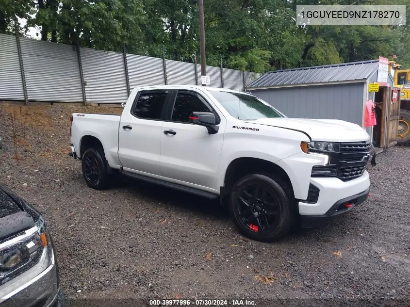 2022 Chevrolet Silverado 1500 Ltd 4Wd Short Bed Rst VIN: 1GCUYEED9NZ178270 Lot: 39977996