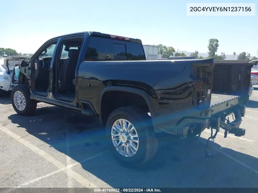 2022 Chevrolet Silverado 3500Hd 4Wd Standard Bed High Country VIN: 2GC4YVEY6N1237156 Lot: 40169822