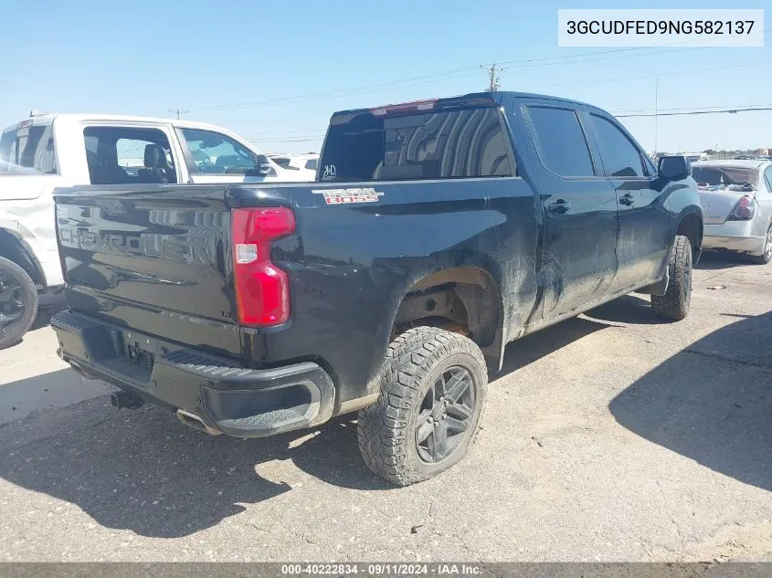 2022 Chevrolet Silverado K1500 Lt Trail Boss VIN: 3GCUDFED9NG582137 Lot: 40222834