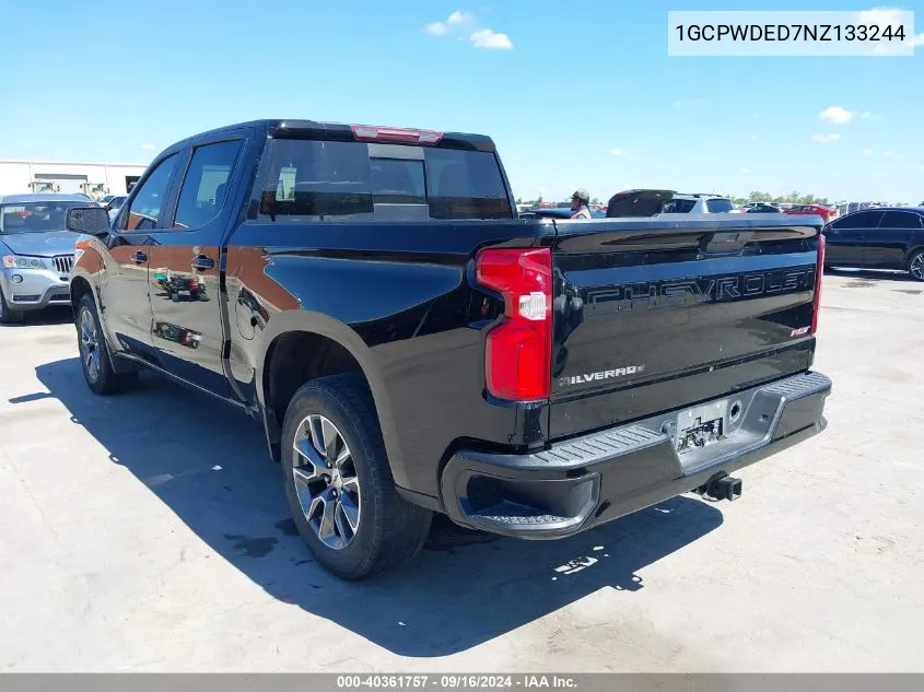 2022 Chevrolet Silverado 1500 Ltd 2Wd Short Bed Rst VIN: 1GCPWDED7NZ133244 Lot: 40361757