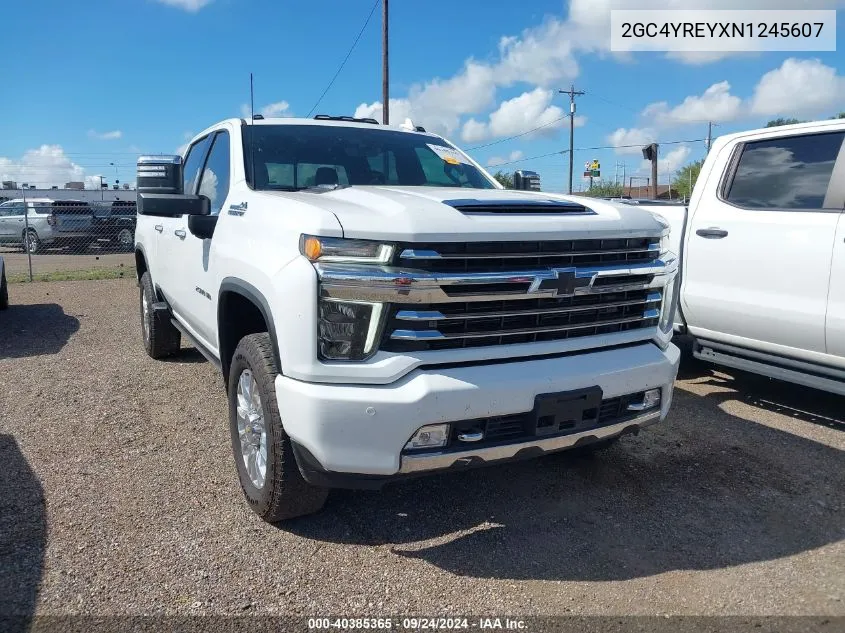 2022 Chevrolet Silverado 2500Hd K2500 High Country VIN: 2GC4YREYXN1245607 Lot: 40385365