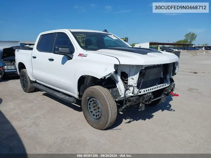 2022 Chevrolet Silverado 1500 4Wd Short Bed Lt Trail Boss VIN: 3GCUDFED9NG668712 Lot: 40391358