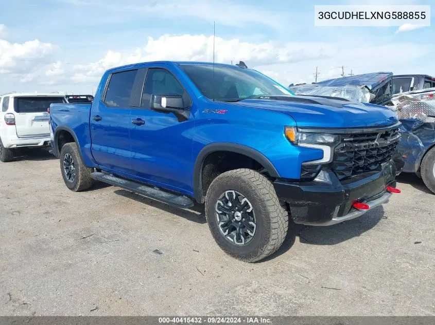 2022 Chevrolet Silverado K1500 Zr2 VIN: 3GCUDHELXNG588855 Lot: 40415432