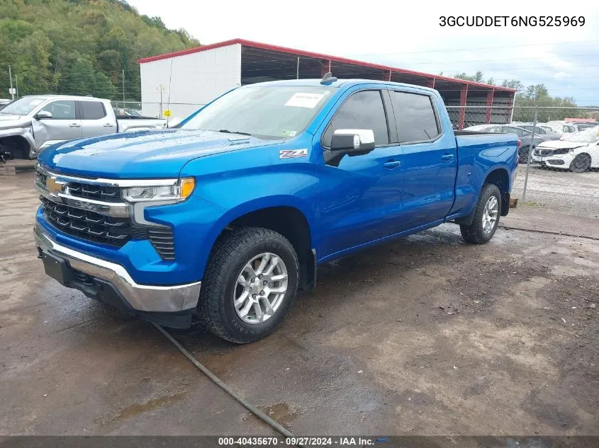 2022 Chevrolet Silverado 1500 4Wd Standard Bed Lt VIN: 3GCUDDET6NG525969 Lot: 40435670