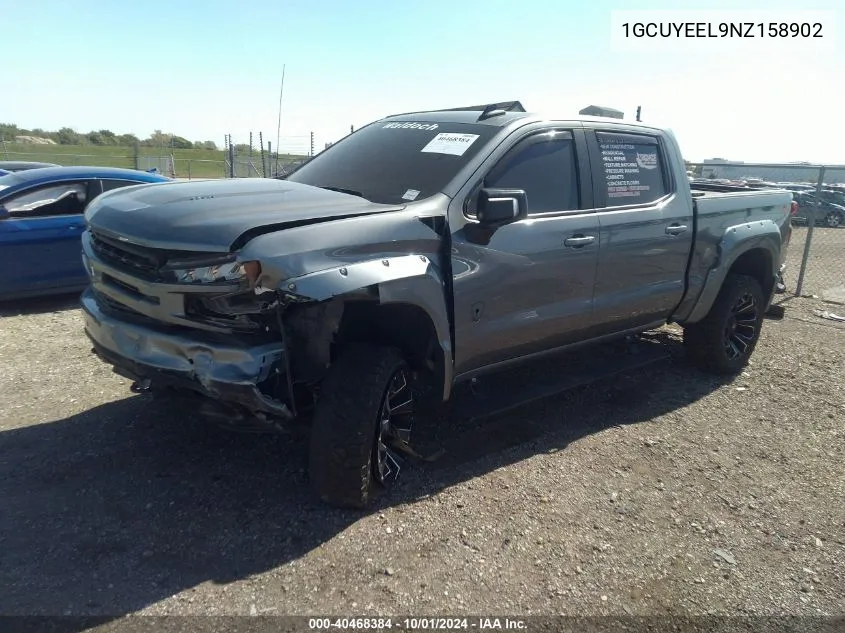 2022 Chevrolet Silverado 1500 Ltd 4Wd Short Bed Rst VIN: 1GCUYEEL9NZ158902 Lot: 40468384