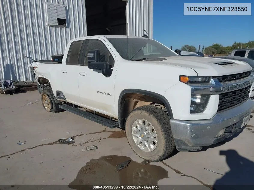 2022 Chevrolet Silverado 2500Hd 4Wd Standard Bed Lt VIN: 1GC5YNE7XNF328550 Lot: 40513299