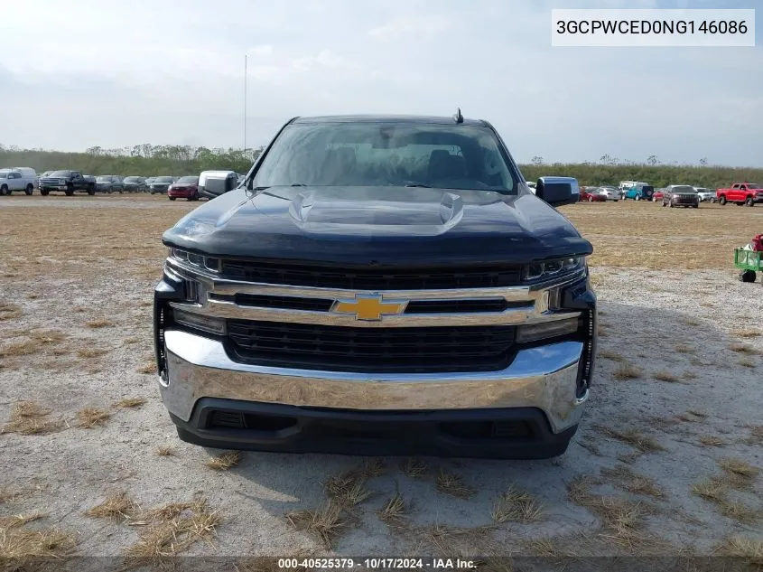 3GCPWCED0NG146086 2022 Chevrolet Silverado 1500 Ltd 2Wd Short Bed Lt