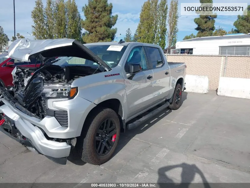 2022 Chevrolet Silverado 1500 4Wd Short Bed Rst VIN: 1GCUDEED9NZ553571 Lot: 40533903