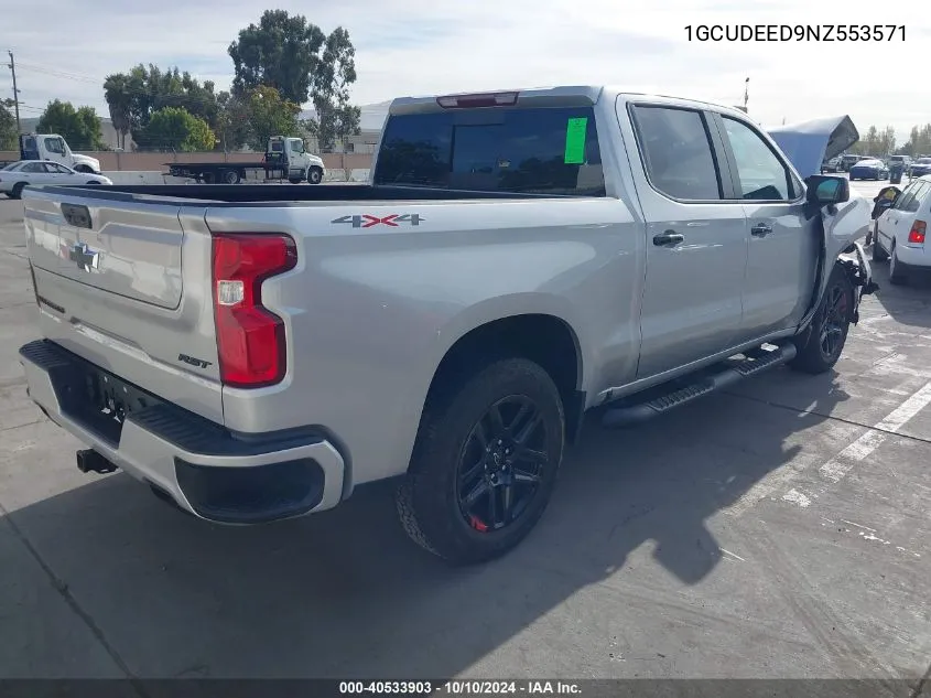 2022 Chevrolet Silverado 1500 4Wd Short Bed Rst VIN: 1GCUDEED9NZ553571 Lot: 40533903