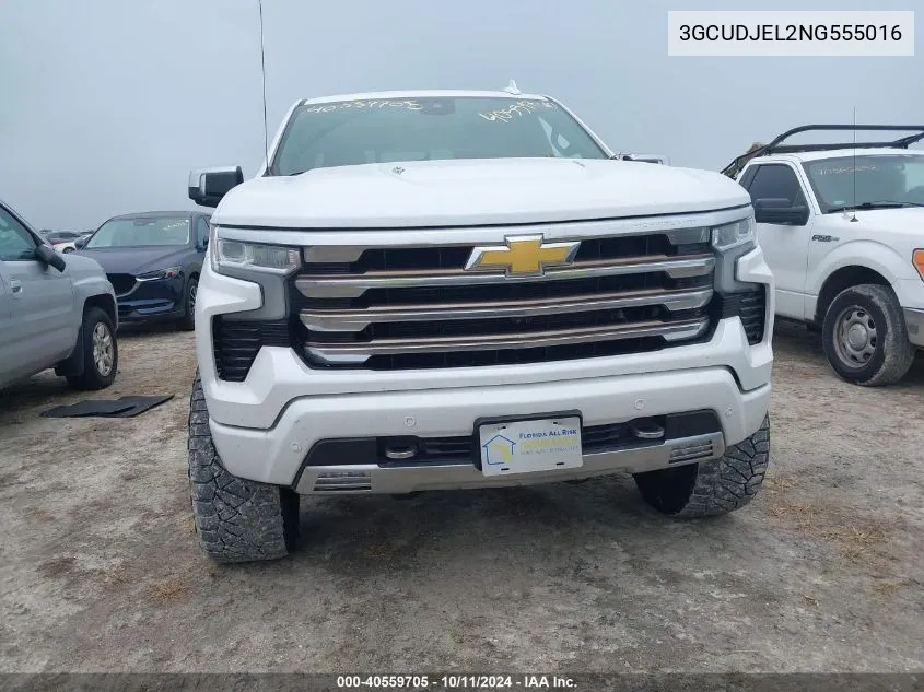 2022 Chevrolet Silverado 1500 4Wd Short Bed High Country/4Wd Standard Bed High Country VIN: 3GCUDJEL2NG555016 Lot: 40559705