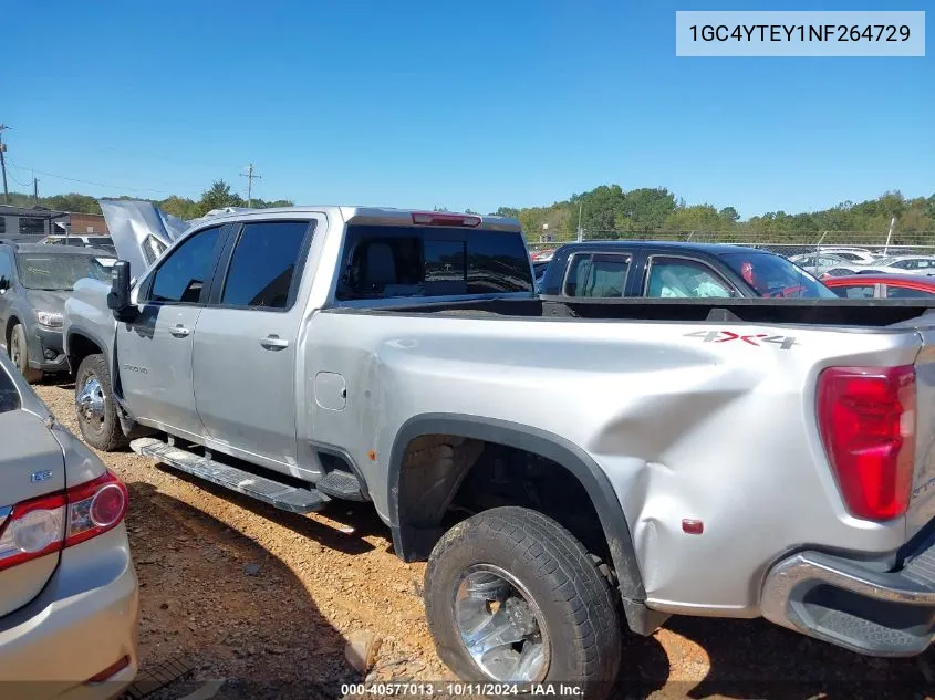 2022 Chevrolet Silverado 3500Hd K3500 Lt VIN: 1GC4YTEY1NF264729 Lot: 40577013