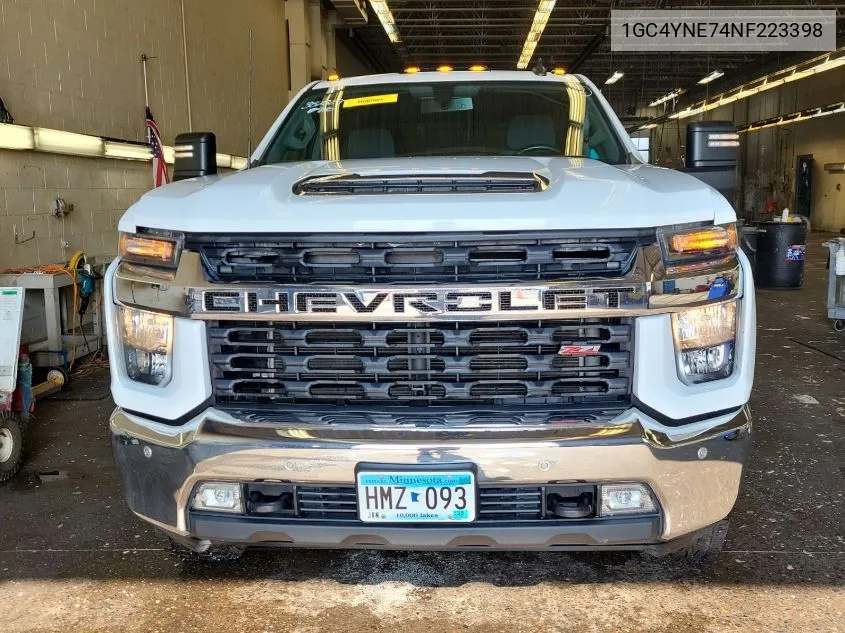 2022 Chevrolet Silverado 2500Hd 4Wd Standard Bed Lt VIN: 1GC4YNE74NF223398 Lot: 40634863