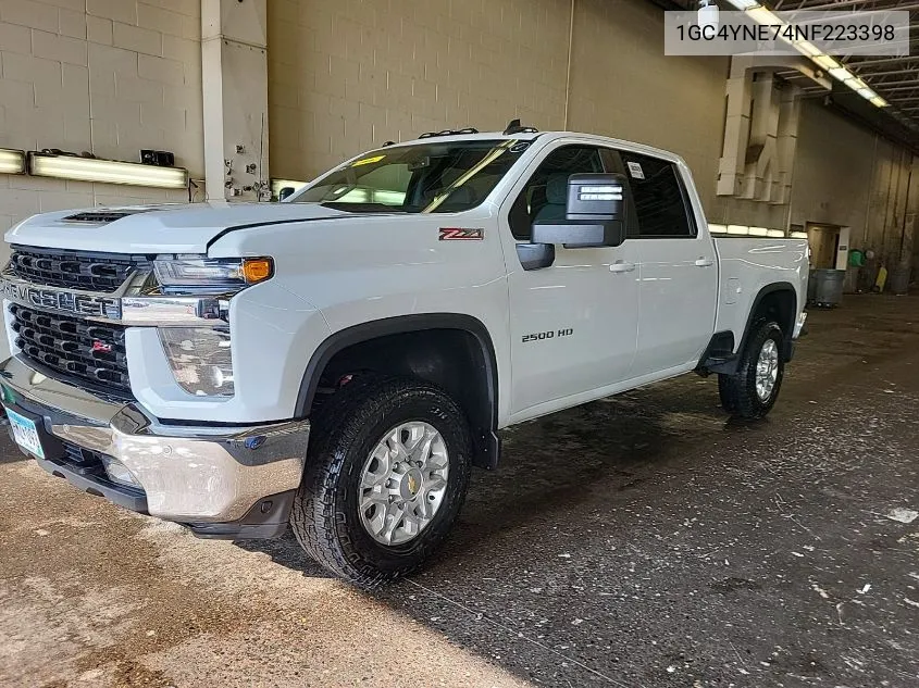 2022 Chevrolet Silverado 2500Hd 4Wd Standard Bed Lt VIN: 1GC4YNE74NF223398 Lot: 40634863