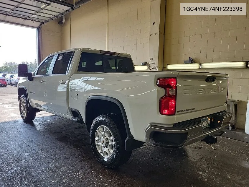 2022 Chevrolet Silverado 2500Hd 4Wd Standard Bed Lt VIN: 1GC4YNE74NF223398 Lot: 40634863