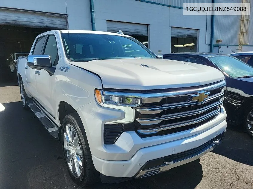 2022 Chevrolet Silverado K1500 High Country VIN: 1GCUDJEL8NZ549088 Lot: 40680839