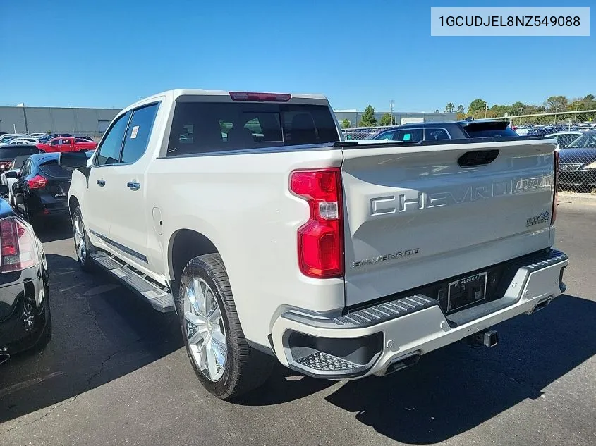 2022 Chevrolet Silverado K1500 High Country VIN: 1GCUDJEL8NZ549088 Lot: 40680839