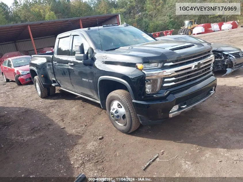 2022 Chevrolet Silverado K3500 High Country VIN: 1GC4YVEY3NF176969 Lot: 40692097