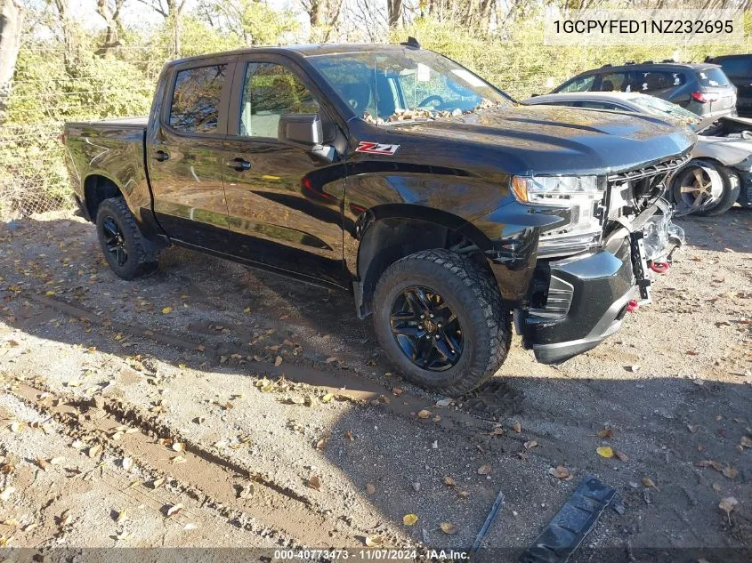 2022 Chevrolet Silverado 1500 Ltd 4Wd Short Bed Lt Trail Boss VIN: 1GCPYFED1NZ232695 Lot: 40773473