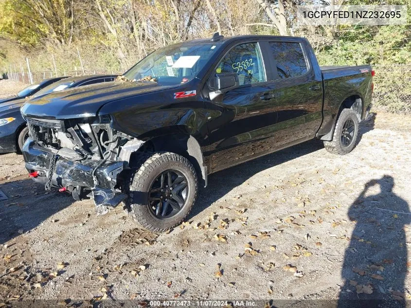 2022 Chevrolet Silverado 1500 Ltd 4Wd Short Bed Lt Trail Boss VIN: 1GCPYFED1NZ232695 Lot: 40773473