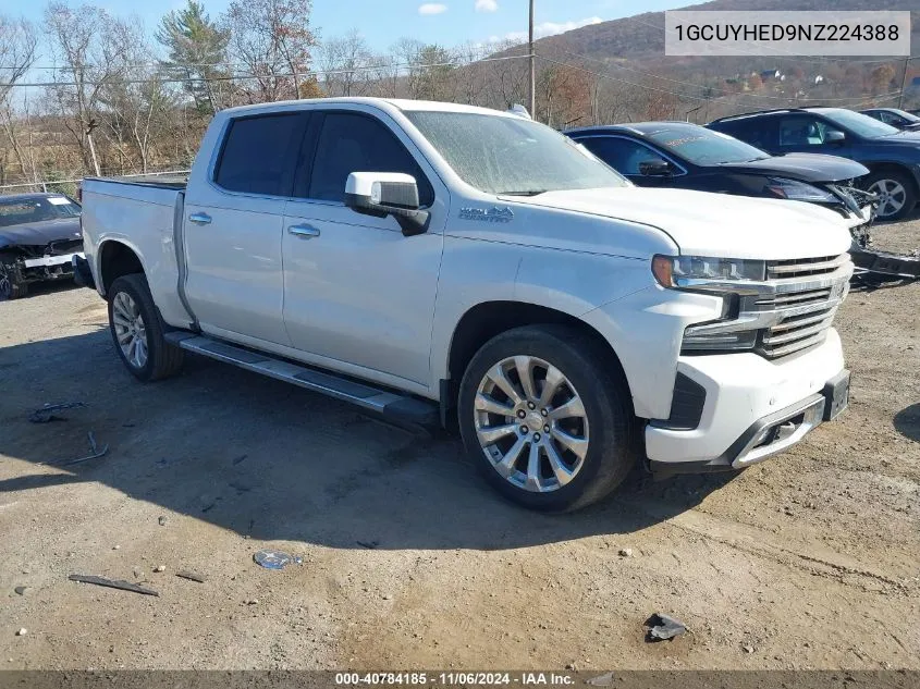 2022 Chevrolet Silverado 1500 Ltd 4Wd Short Bed High Country VIN: 1GCUYHED9NZ224388 Lot: 40784185