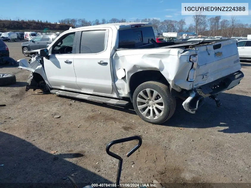 2022 Chevrolet Silverado 1500 Ltd 4Wd Short Bed High Country VIN: 1GCUYHED9NZ224388 Lot: 40784185