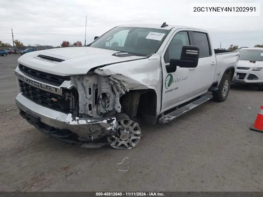 2022 Chevrolet Silverado 4Wd Standard Bed Lt VIN: 2GC1YNEY4N1202991 Lot: 40812640