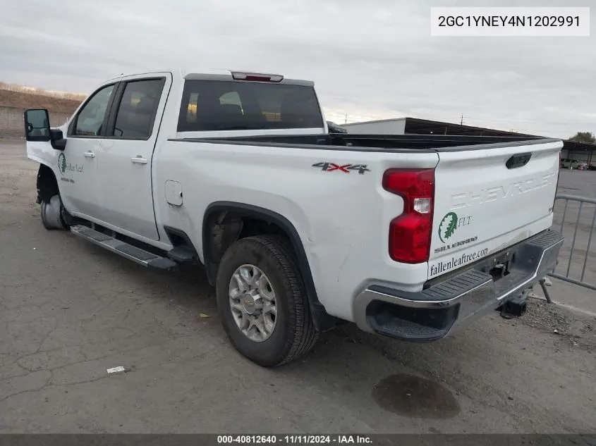 2022 Chevrolet Silverado 4Wd Standard Bed Lt VIN: 2GC1YNEY4N1202991 Lot: 40812640