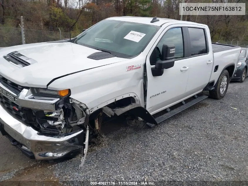 2022 Chevrolet Silverado 2500Hd 4Wd Standard Bed Lt VIN: 1GC4YNE75NF163812 Lot: 40827116