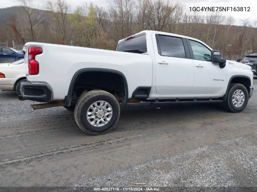 2022 Chevrolet Silverado 2500Hd 4Wd Standard Bed Lt VIN: 1GC4YNE75NF163812 Lot: 40827116